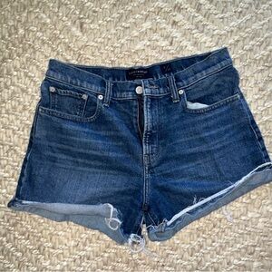Lucky Brand Women's Dark Blue Jean Shorts